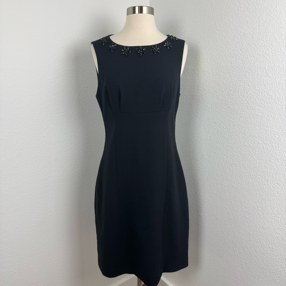 Kate Spade Black Embellished Mini Dress, Sz 10